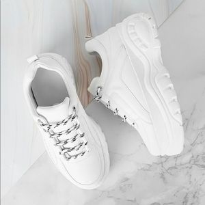 Retro White Chunky Dad Sneakers